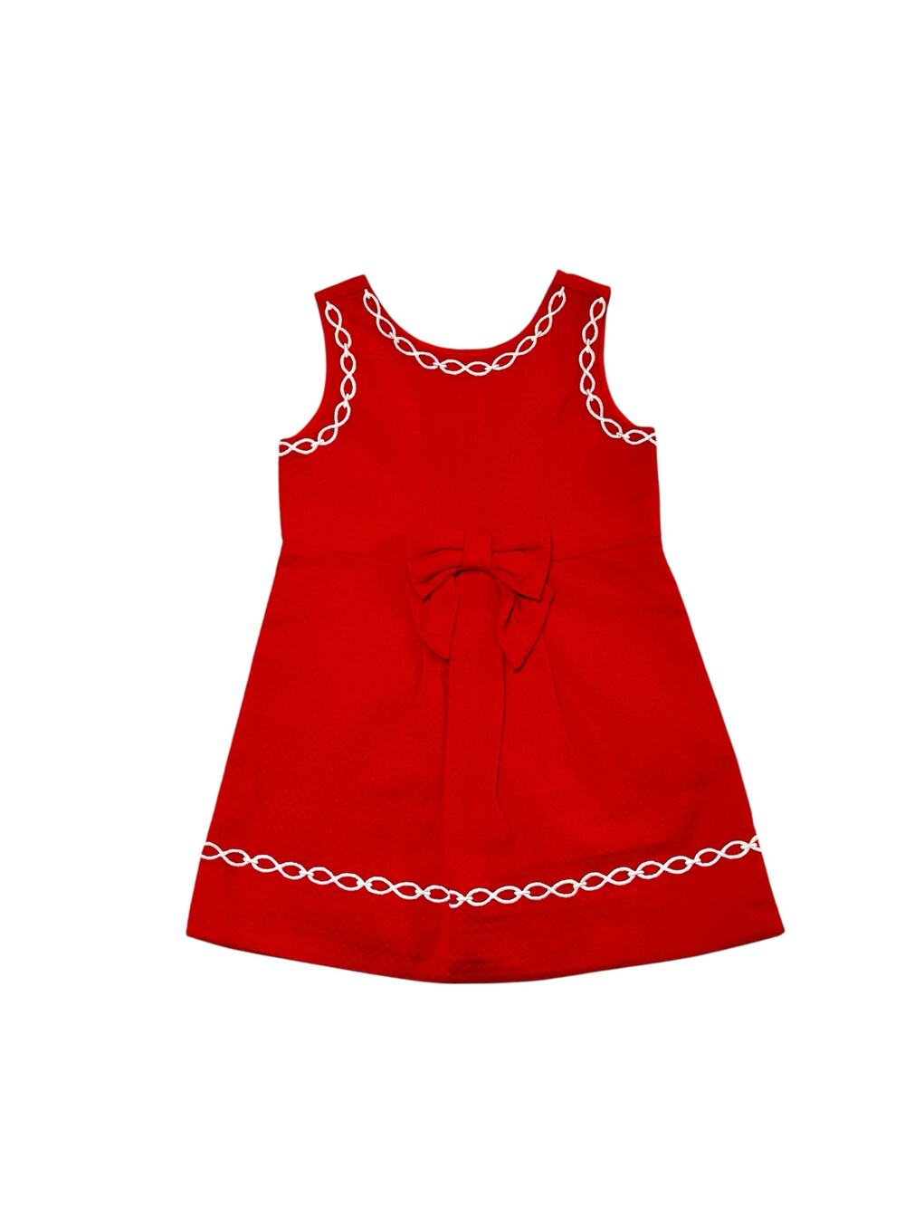 Janie and Jack Embroidered Jacquard Dress Size 2T